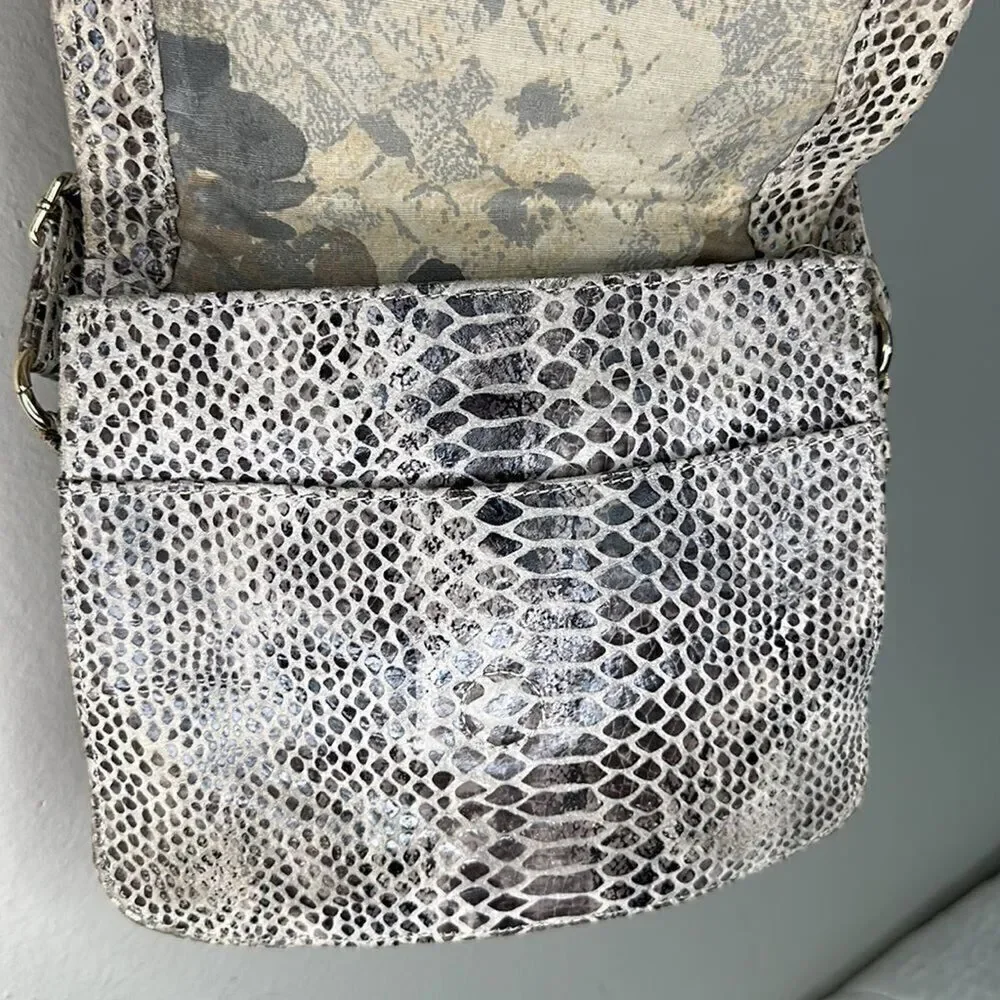 Elliot Luca crossbody snake skin print